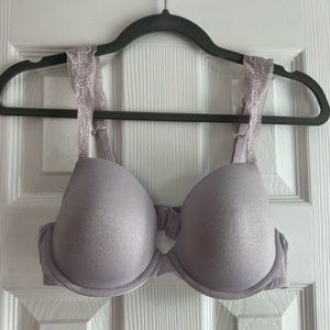 Aerie Lilac Sparkle Lace Bra